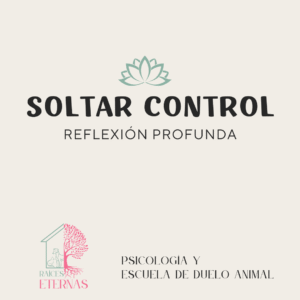Ejercicio para entender qué es "soltar control"