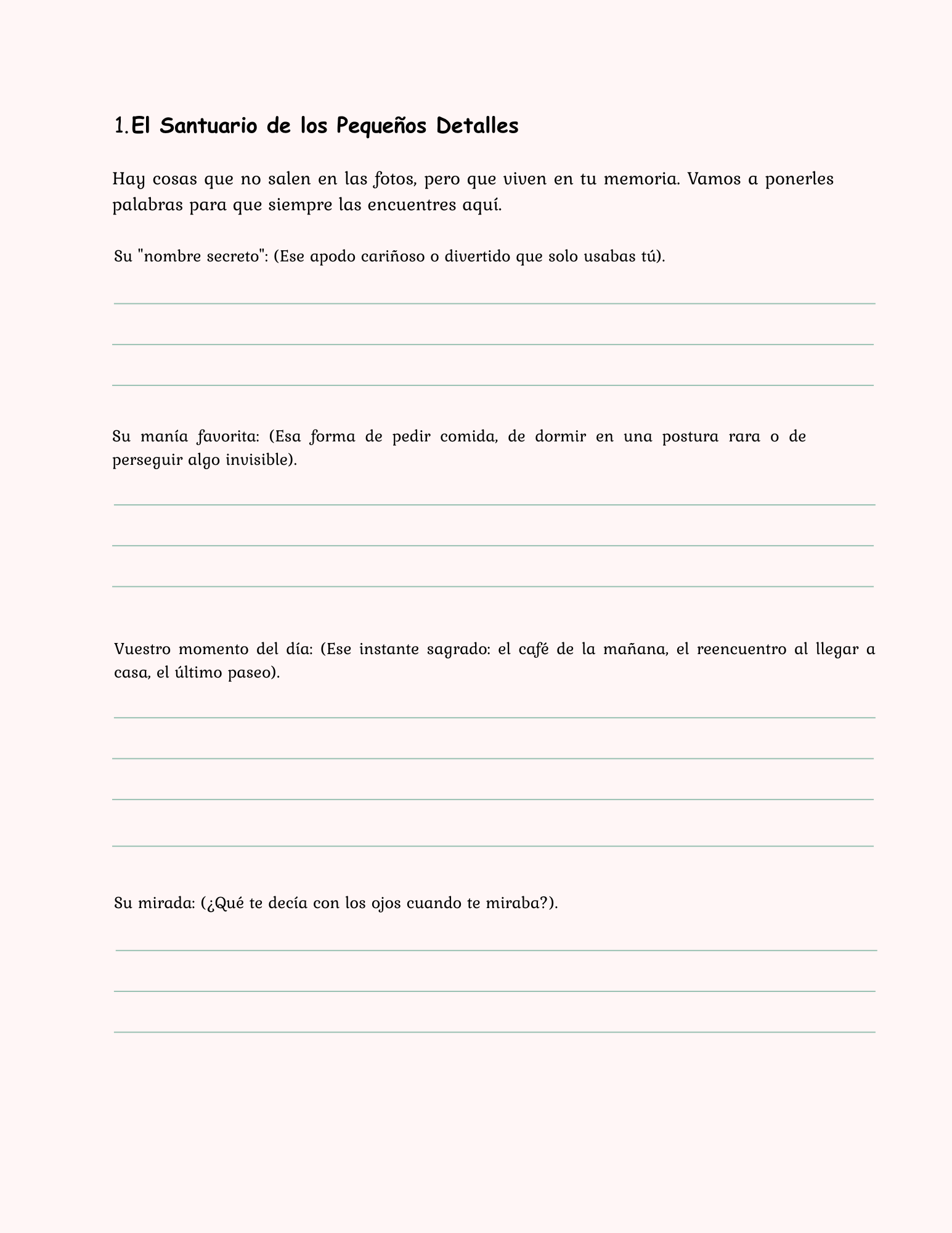 Cuaderno FÍSICO de acompañamiento en el duelo animal - Imagen 4